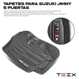TAPETES PARA SUZUKI JIMNY 2024-2026 5 PUERTAS ESTANDAR 2 DEL 1 TRA