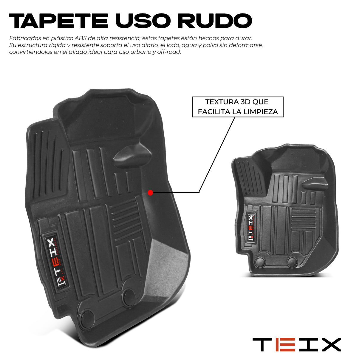 TAPETES PARA SUZUKI JIMNY 2024-2026 5 PUERTAS AUTOMATICO 2 DEL 1 TRA