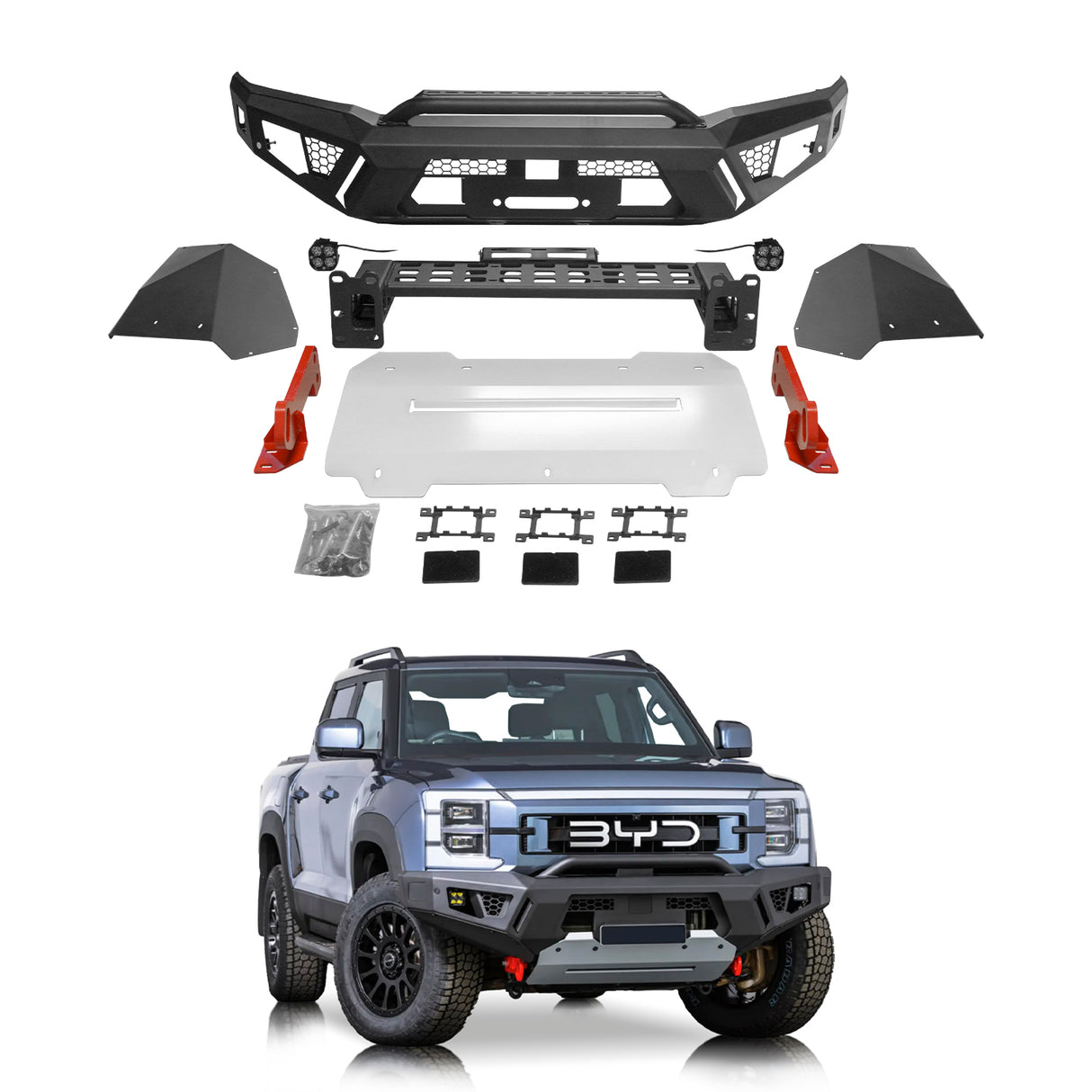 BUMPER DEFENSA DEALANTERA BYD SHARK
