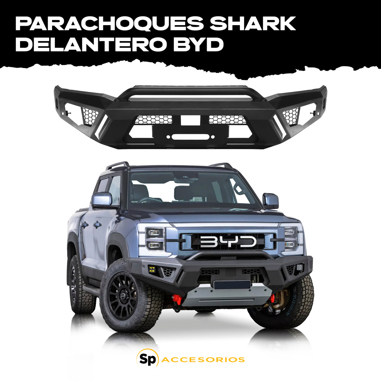 BUMPER DEFENSA DEALANTERA BYD SHARK
