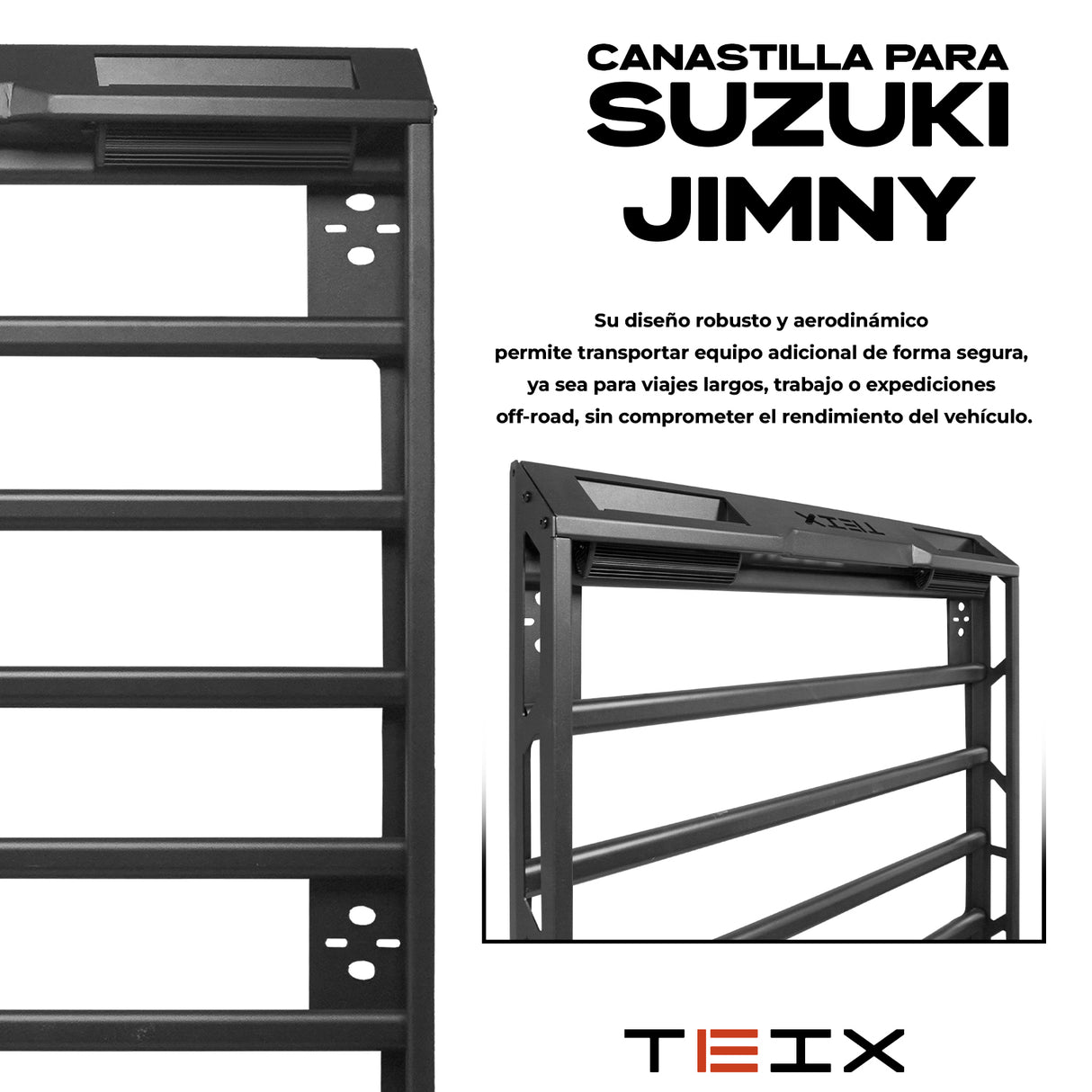 CANASTILLA TEIX PARA SUZUKI JIMNY 5 PUERTAS