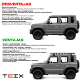 CANASTILLA TEIX PARA SUZUKI JIMNY 2019+ 5 PUERTAS
