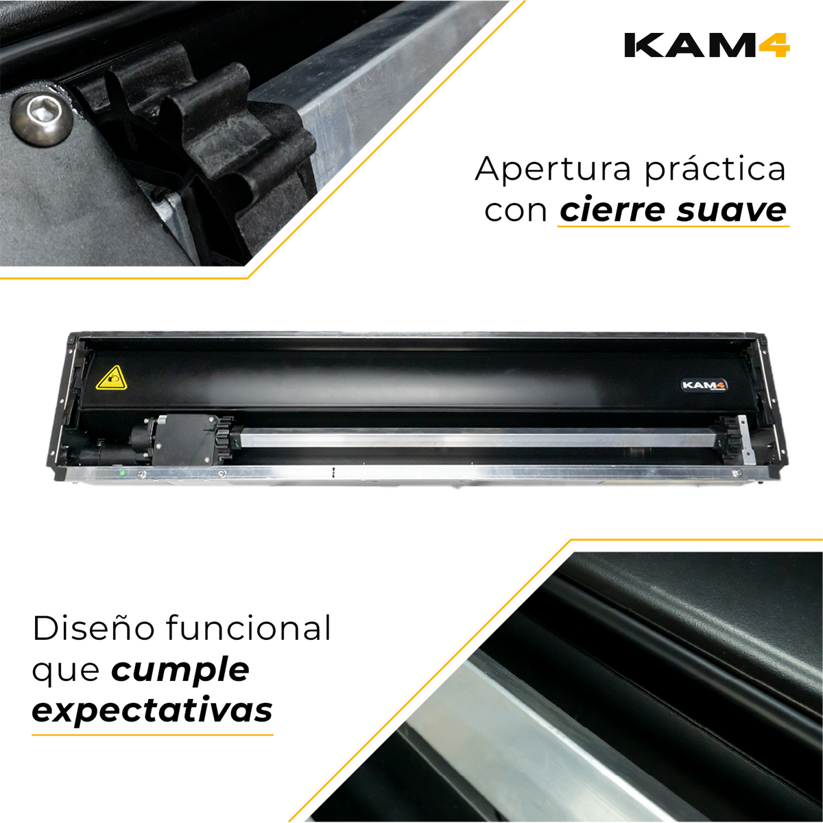 TAPA ELECTRICA KAM4/ L200 TRITON 2024 2025 DOB CAB