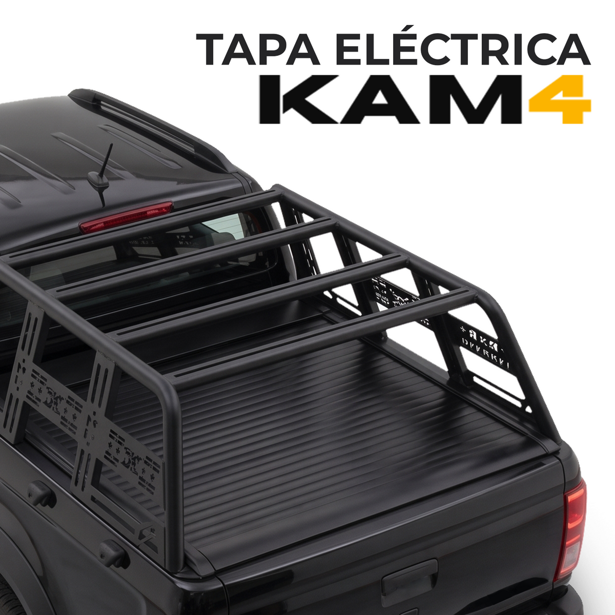 TAPA ELCTRICA KAM4/ BYD SHARK CON BARRA ANTIVUELCO Y SET DE BRACKETS PARA ROLLBAR TEIX/ BYD SHARK 2024+