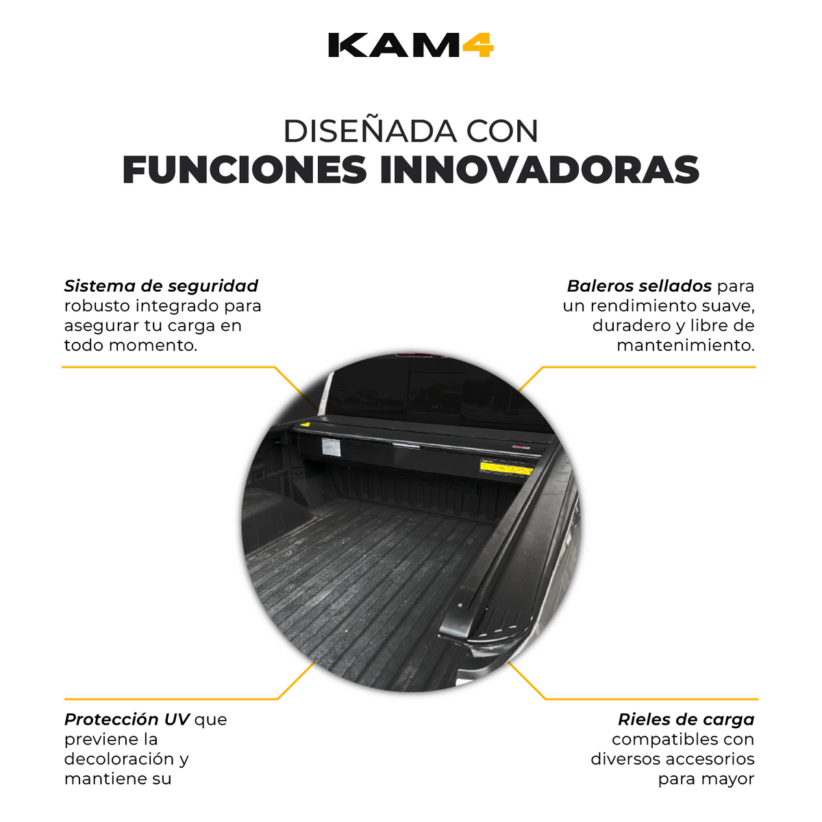 TAPA ELCTRICA KAM4/ BYD SHARK CON BARRA ANTIVUELCO Y SET DE BRACKETS PARA ROLLBAR TEIX/ BYD SHARK 2024+