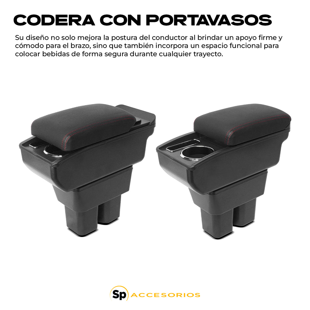 CODERA DESCANSA BRAZOS CON PORTAVASOS PARA SUZUKI JIMNY 2019+