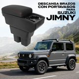 CODERA DESCANSA BRAZOS CON PORTAVASOS PARA SUZUKI JIMNY 2019+