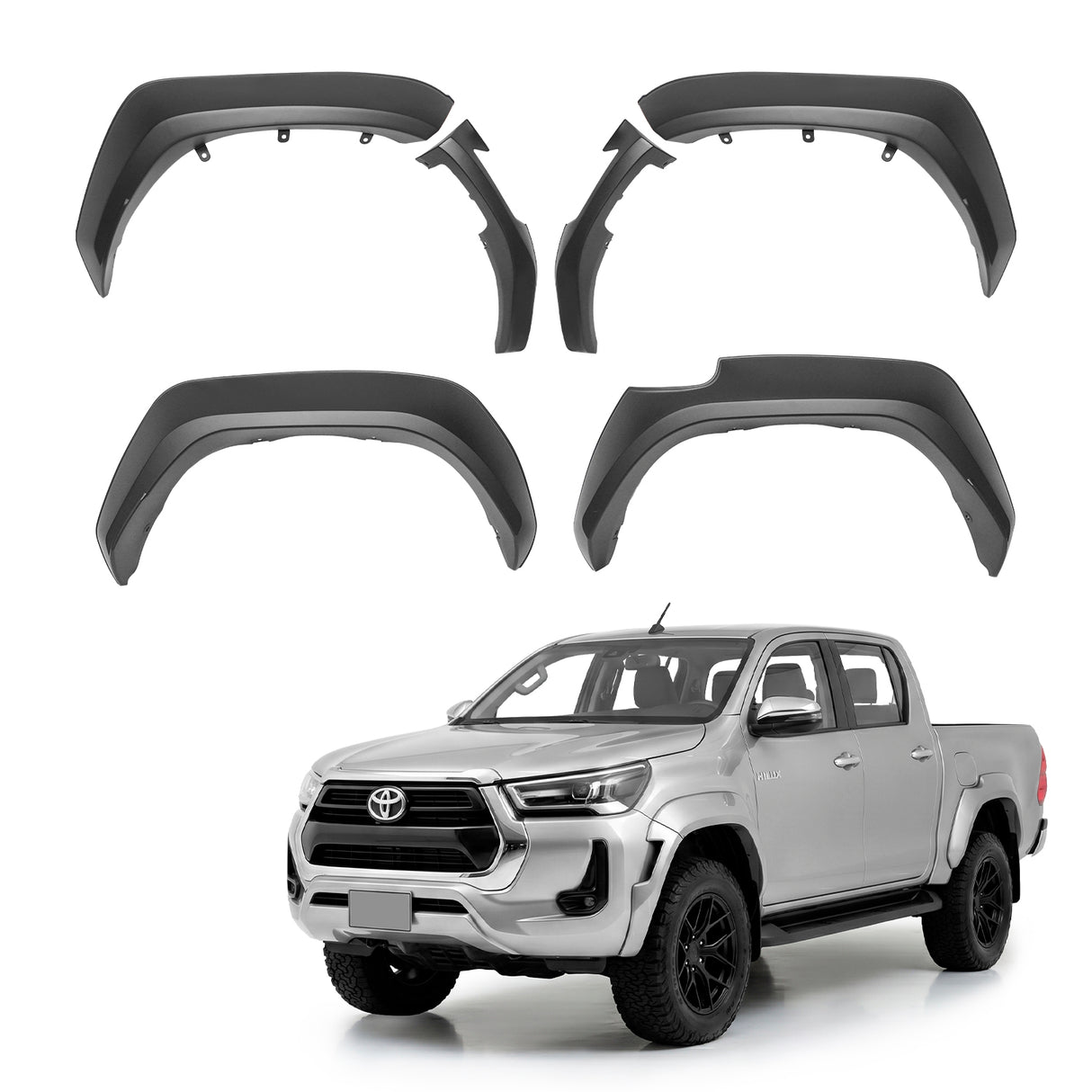 CANTONERAS TIPO GR PARA TOYOTA HILUX 2021+