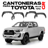 CANTONERAS TIPO GR PARA TOYOTA HILUX 2021+