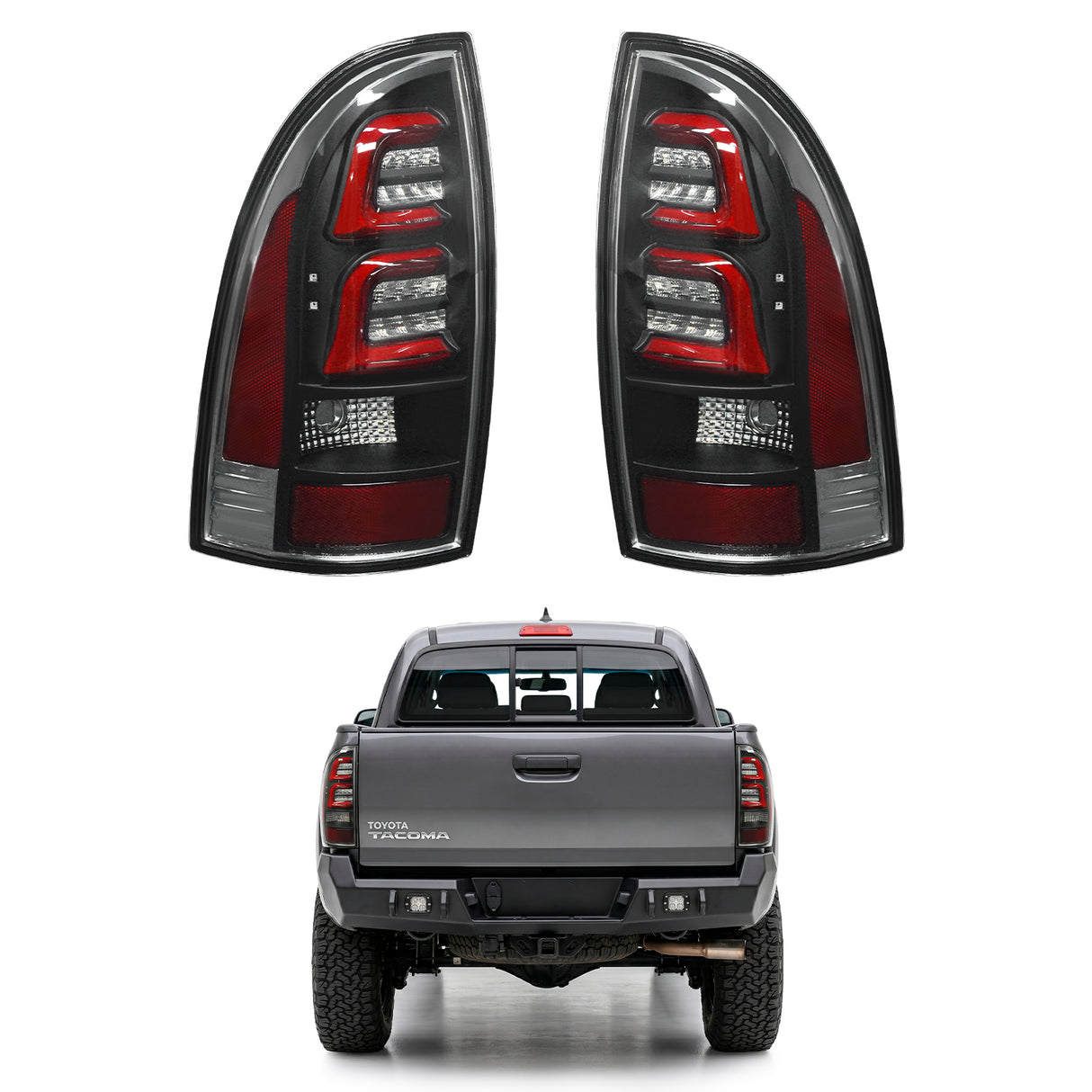 CALAVERAS TRASERAS LED PARA TOYOTA TACOMA 2006/2015