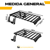 CANASTILLA PORTA EQUIPAJE PARA FORD BRONCO 4 PUERTAS 2021+ CON LATERALES