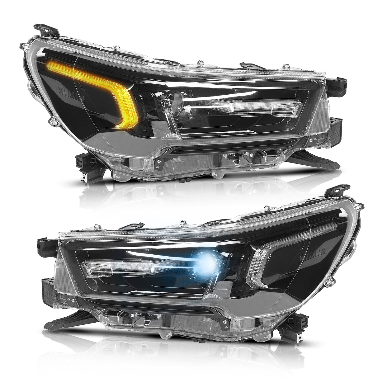 FAROS PRINCIPALES TOYOTA HILUX 2021/2026 LED SECUENCIAL