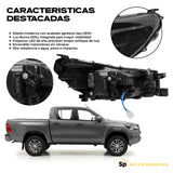 FAROS PRINCIPALES TOYOTA HILUX 2021/2026 LED SECUENCIAL