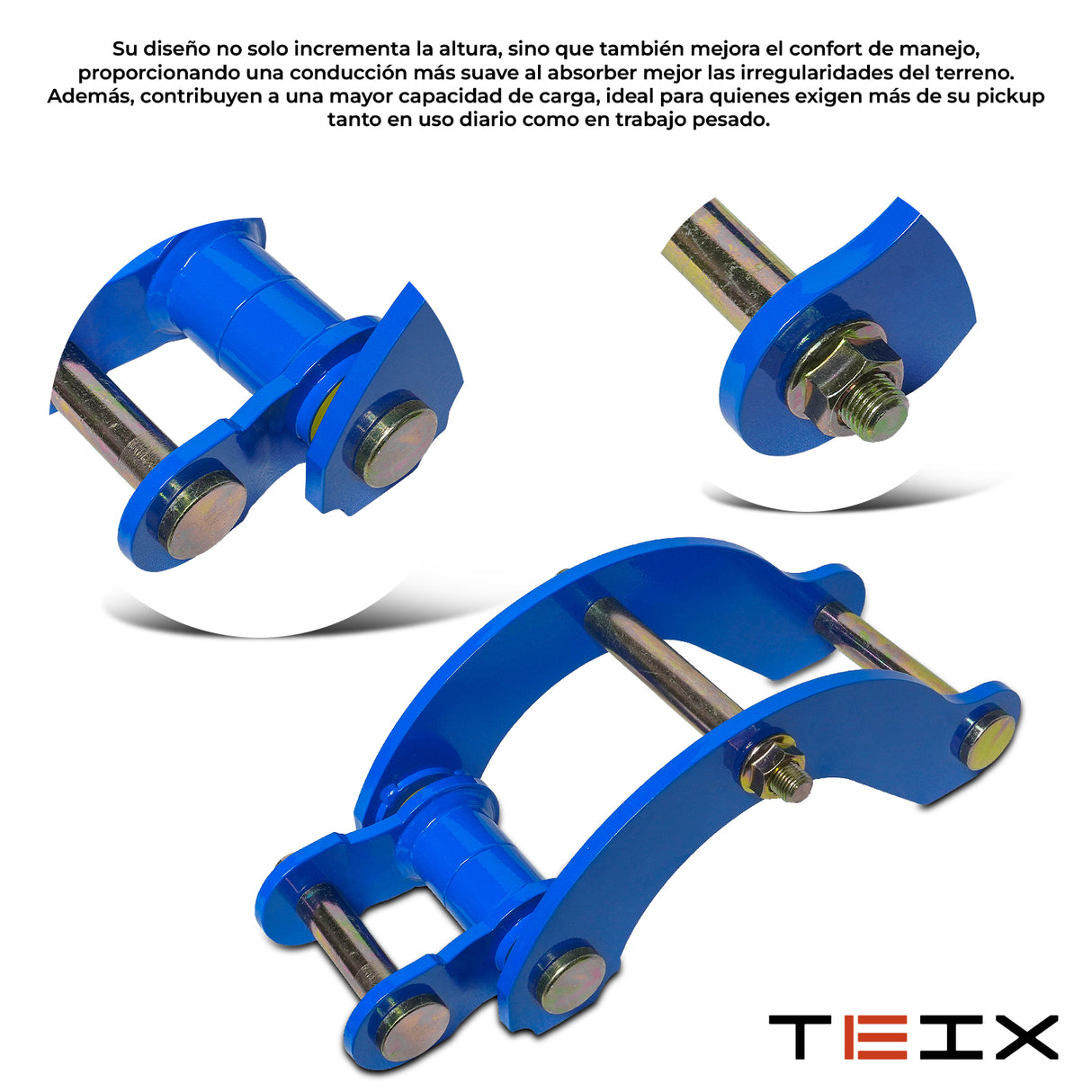 PAR DE SHACKLES MITSUBISHI L200 2" TRASERO 2024-2026+