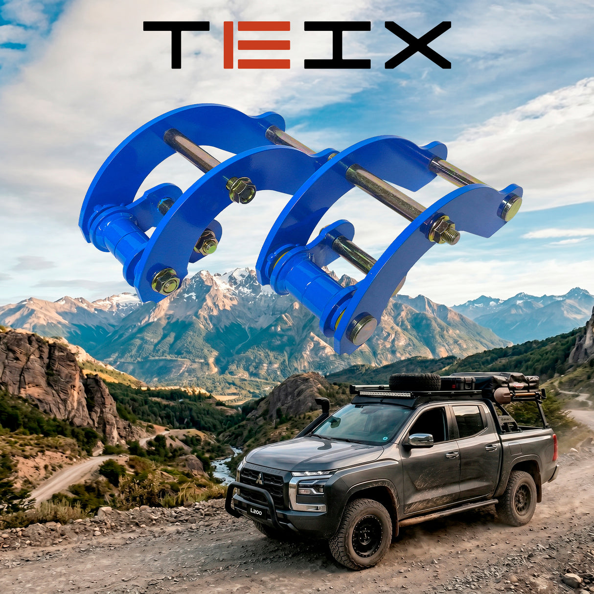 PAR DE SHACKLES MITSUBISHI L200 2" TRASERO 2024-2026+