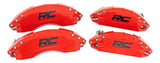 Tacoma 2024-25 Cubiertas Caliper Rojo Rc Durable Rojo