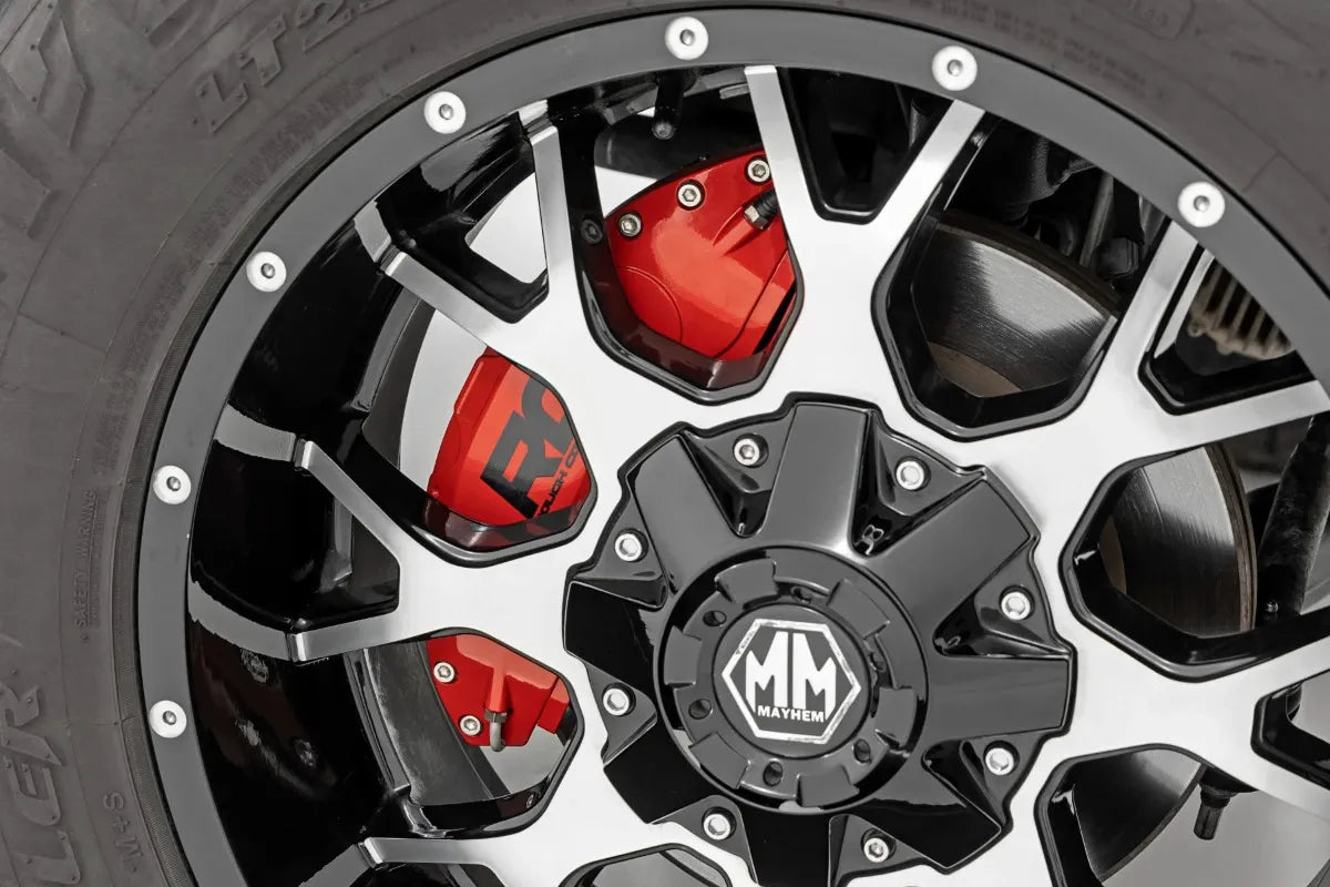 Tacoma 2024-25 Cubiertas Caliper Rojo Rc Durable Rojo