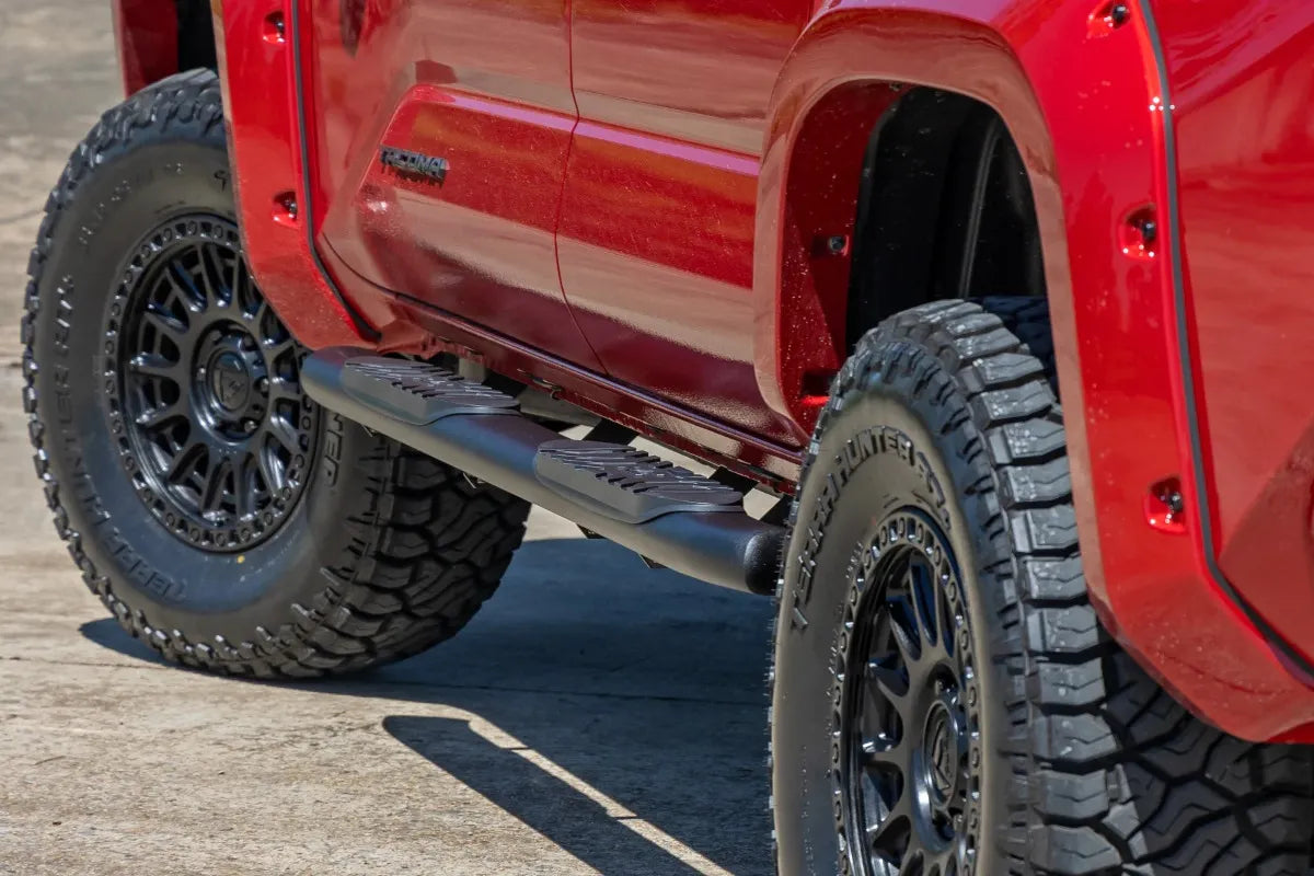 Estribos Rough Country Para Tacoma 2024-2025 2wd 4wd Negro