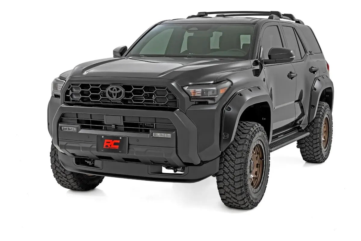Set Cantoneras Rough Country 4runner 2025 2wd 4wd Negro