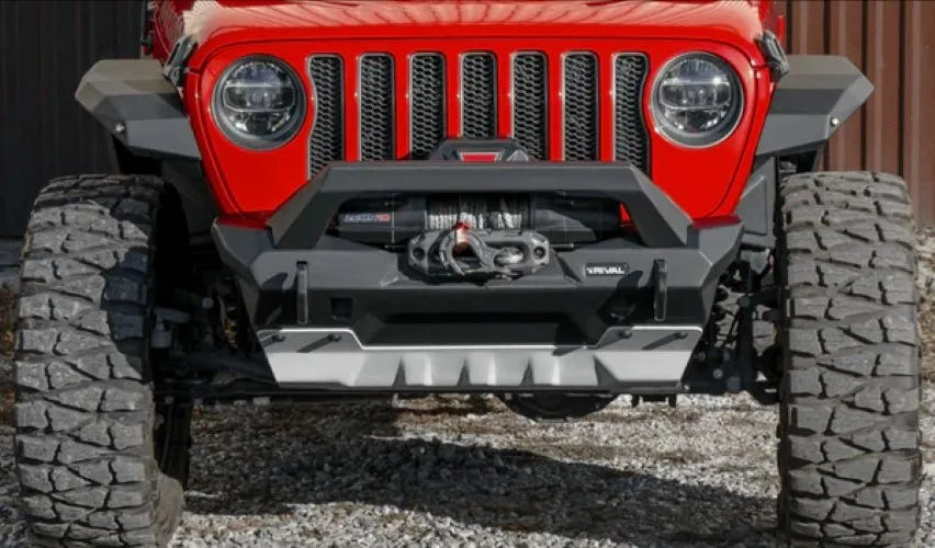 DEFENSA DELANTERA RIVAL 4X4 JEEP JL JK GLADIADOR 2007/2026 WINCH STTUBY