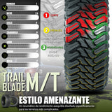 LLANTA ATTURO TIRES TRAIL BLADE M/T 33X12.50R20LT 114Q 10 PR