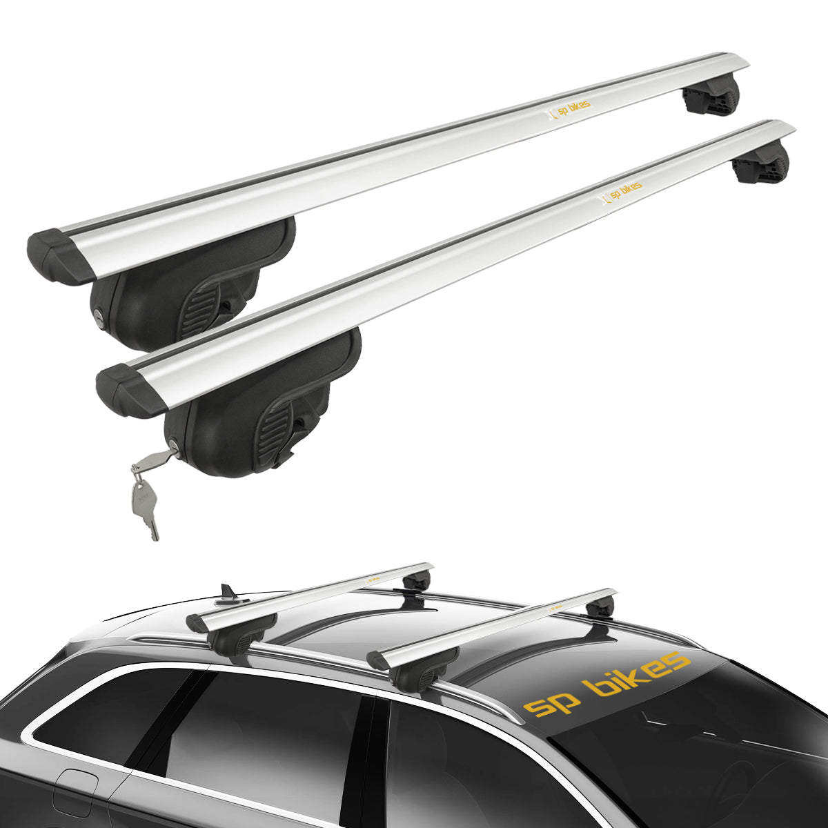 BARRAS PORTAEQUIPAJE TIPO THULE WINGBAR UNIVERSAL 125cm