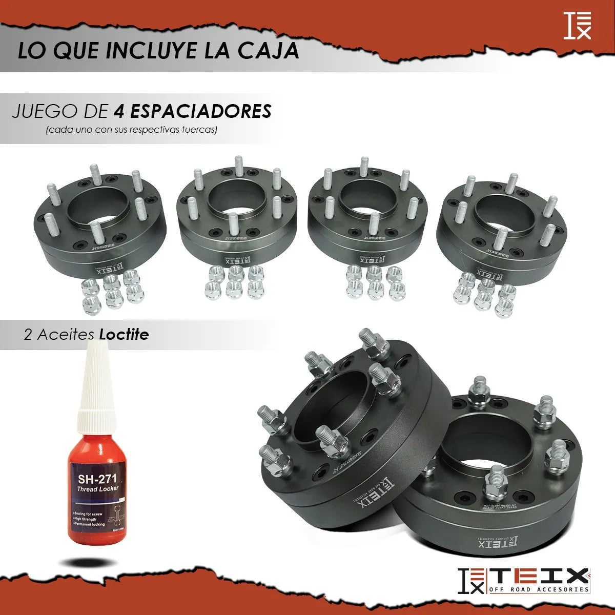Espaciadores Ford F-150 1997-2004 5x135 A 6x135