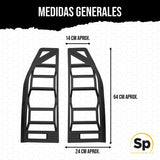 PAR DE CARATULAS DE CALAVERAS - NEGRO MATE/ JETOURT T2 2024