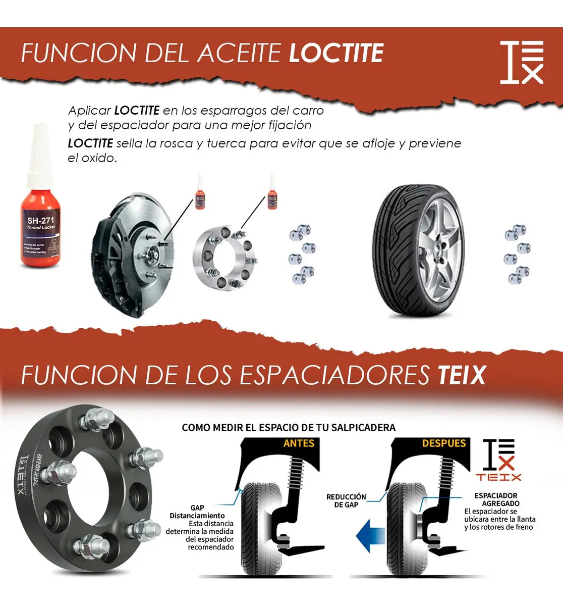 Adaptadores Ford Ranger 2006 Teix Gris 5x114 A 5x120.65