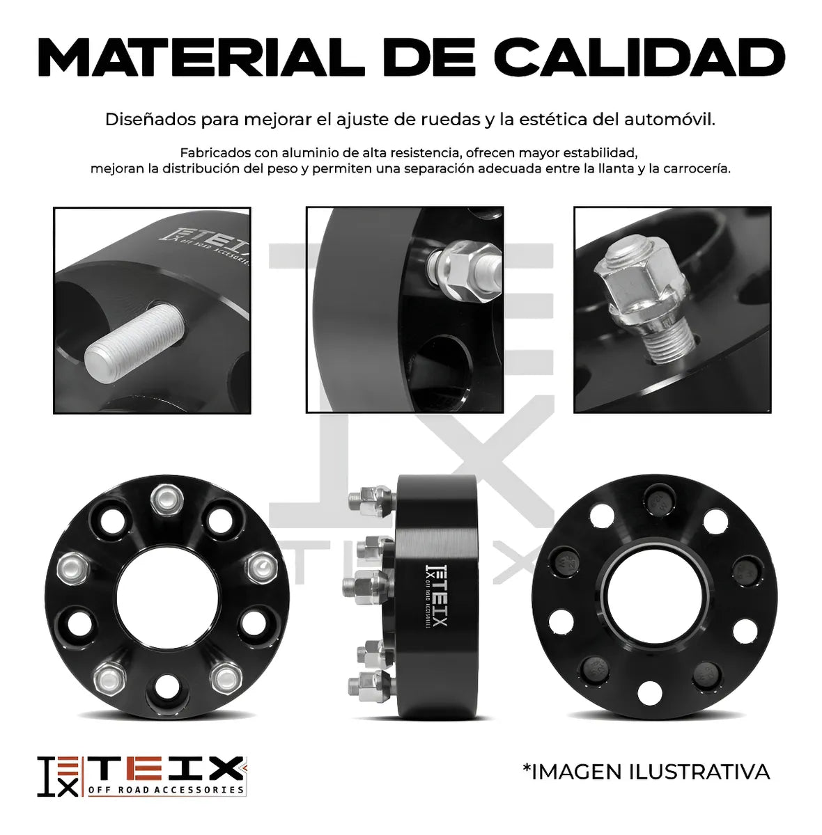 Espaciadores Rines 5x114.3 2 70.5mm 14x1.5