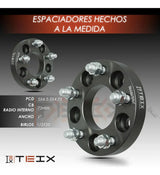 Adaptadores Teix Gris Honda Accord 13-20 5x114.3 73mm