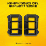 CUBIERTA CARATULA DE LUCES TRASERAS/ NEGRO MATE/ JETOURT2 2024+