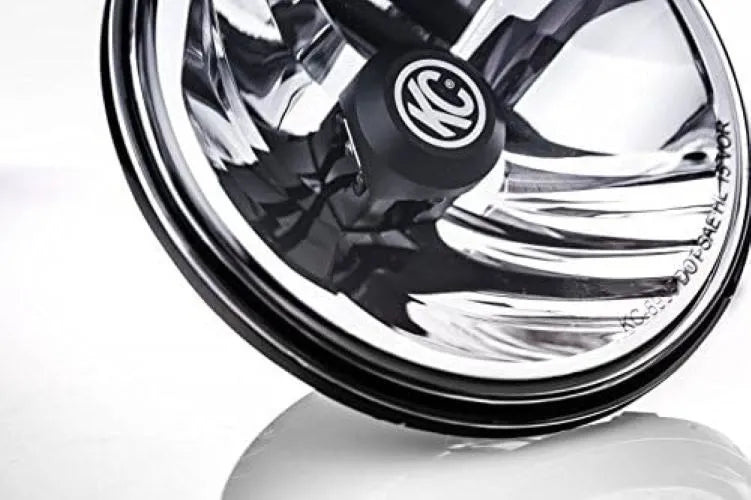 PAR DE FAROS DELANTEROS KC GRAVITY 7"/ JEEP JK 2007-2018/ LUZ DE CARRETERA