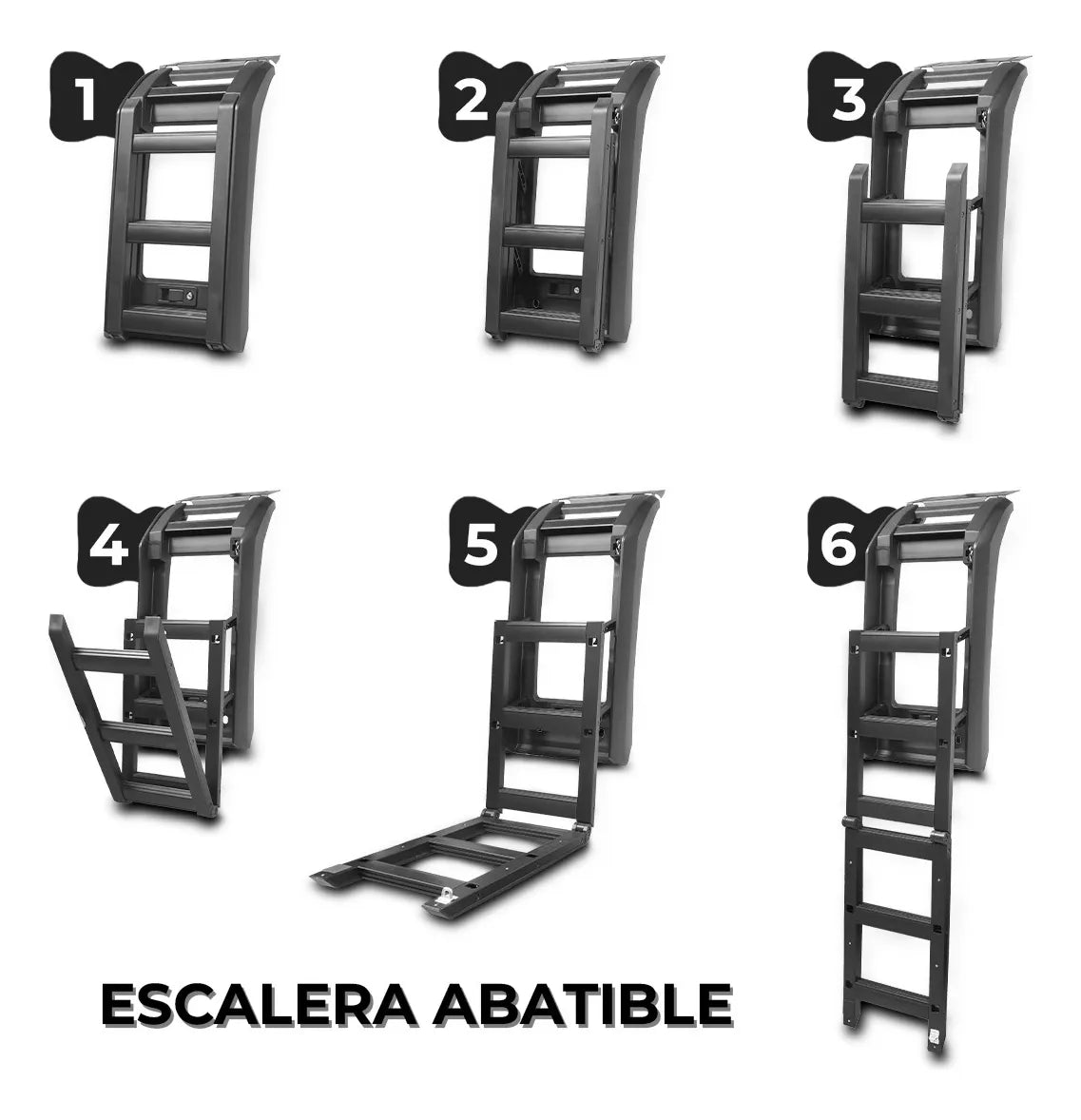 Escaleras laterales para JETOUR T2 2024