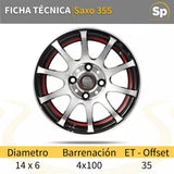 RINES 14 4/100 ORIGINALES DEPORTIVOS DE ALUMINIO