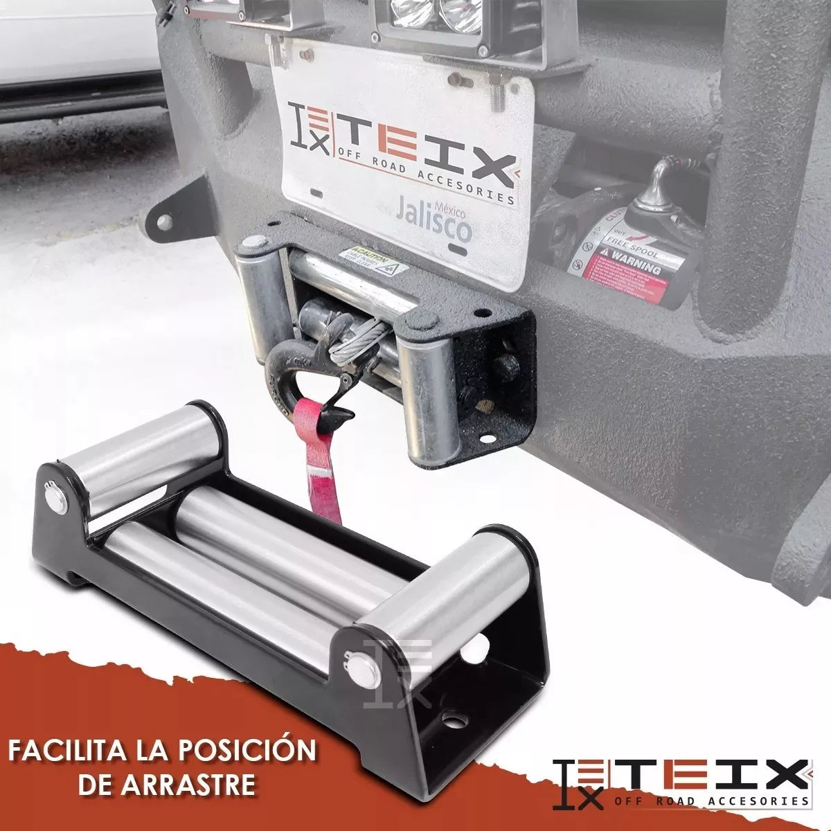 RODILLO PARA WINCH OFF ROAD TEIX