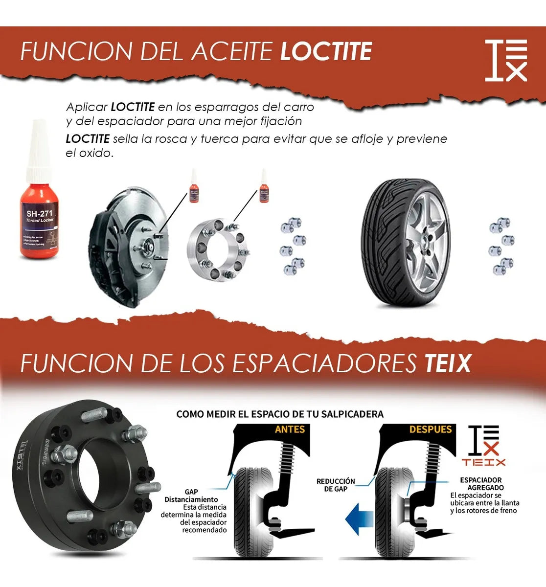 Espaciadores Ford F-150 1997-2004 5x135 A 6x135