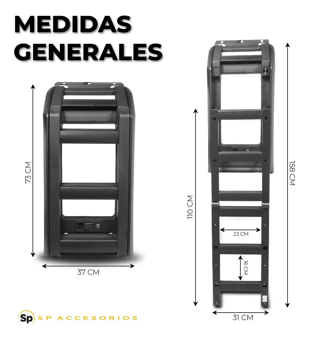 Escaleras laterales para JETOUR T2 2024