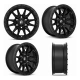 RIN FUEL D679-REBEL/ 17X9.0-6X139.7/ ET -12/ CB 106/ MATTE BLACK