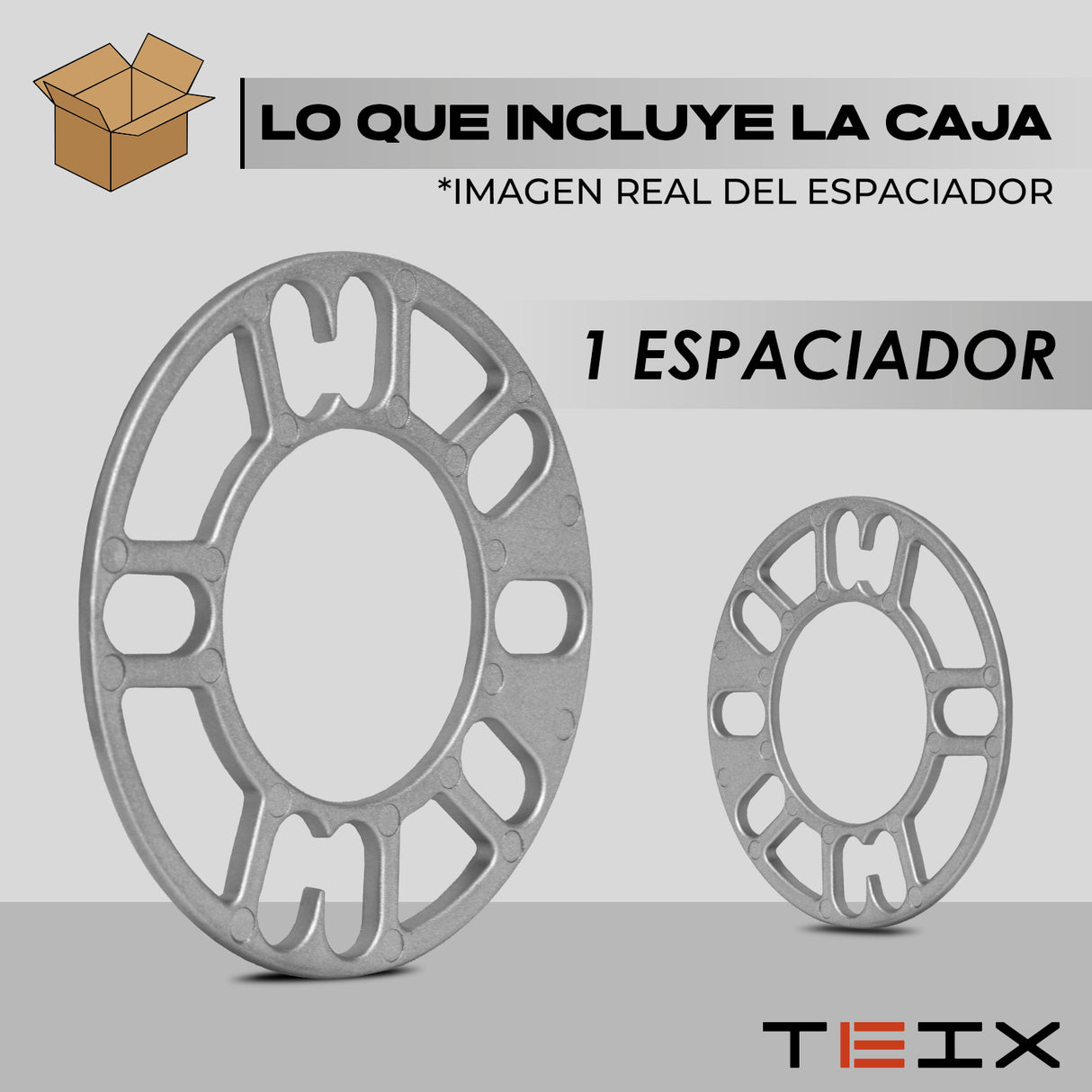Espaciador Universal 5mm 4/5x100x108x110x112x114.3x120
