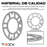 Espaciador Universal 5mm 4/5x100x108x110x112x114.3x120