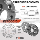 Kit Espaciadores Bora 00-05 15mm