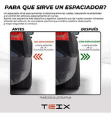 Kit Espaciadores Bora 00-05 15mm