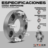 Kit Espaciadores Blazer De 1973-91 1 5/127 Cb78.1