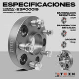 Kit Espaciadores 9-5 2010-12 1 5x120