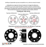Kit Espaciadores 9-5 2010-12 1 5x120