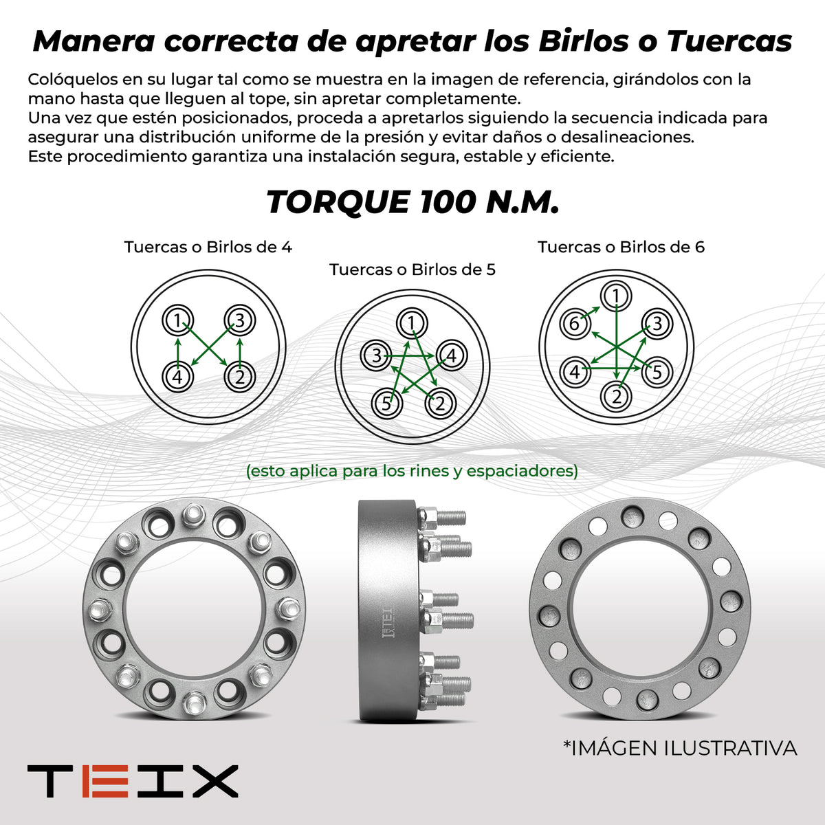 Kit Espaciadores Ford Lobo 15/2021 2 Pulgadas 6/135