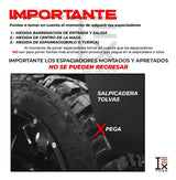 KIT ESPACIADORES TEIX 1.5" 5X139.7 DODGE DAKOTA 2005-2011 DODGE DURANGO 2004-2009 RAM 1500 2002-2009