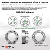 Espaciadores 1.25 De Rines Para Toyota Tacoma 2024-2025