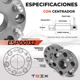 ESPACIADORES PARA BYD SHARK 2025-2027+ 6x139.7 CB 64.1mm 1.5" CON CENTRADOR